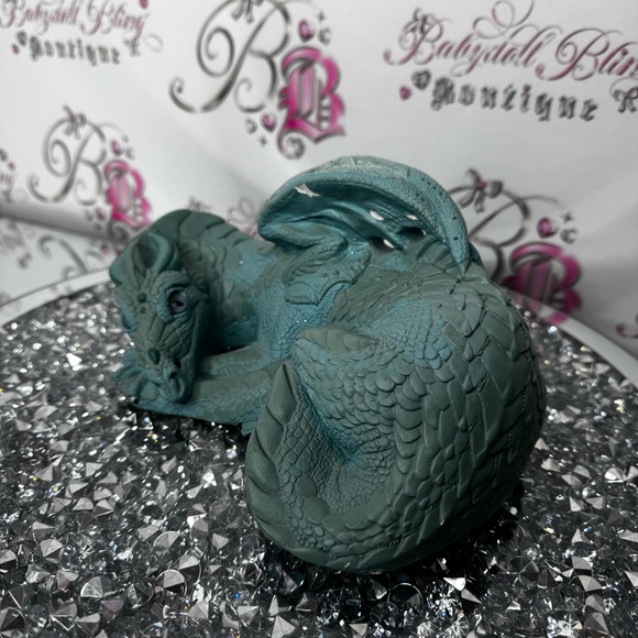 Windstone editions hollywood California Blue Dragon Figurine realistic heavy - Picture 3 of 10